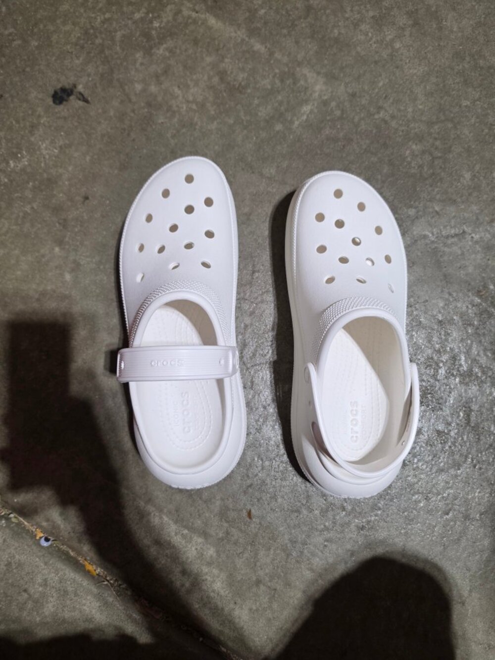 Crocs Crush Clogs White Men's 12